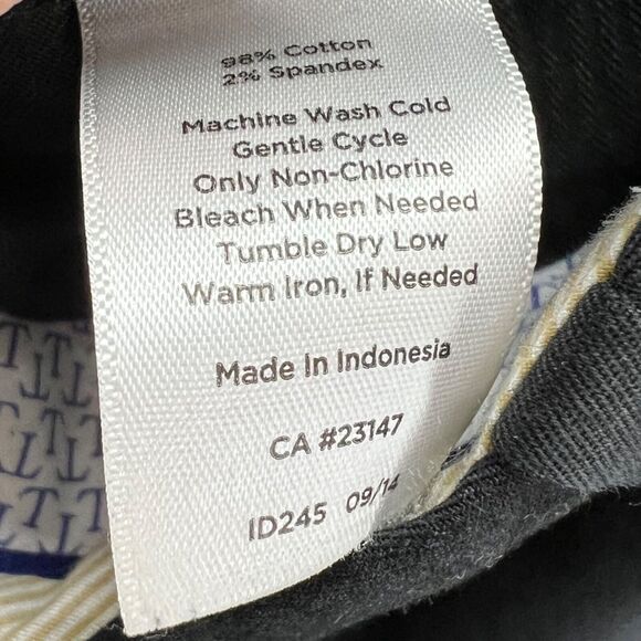 Talbots Pants Womens 10 The Perfect Crop Stretch Spandex Cropped Comfort Capri - Picture 10 of 11